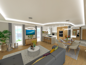 Csősz Tóth Anita lakberendező, nyugodt kisvárosi ingatlan nappali 02